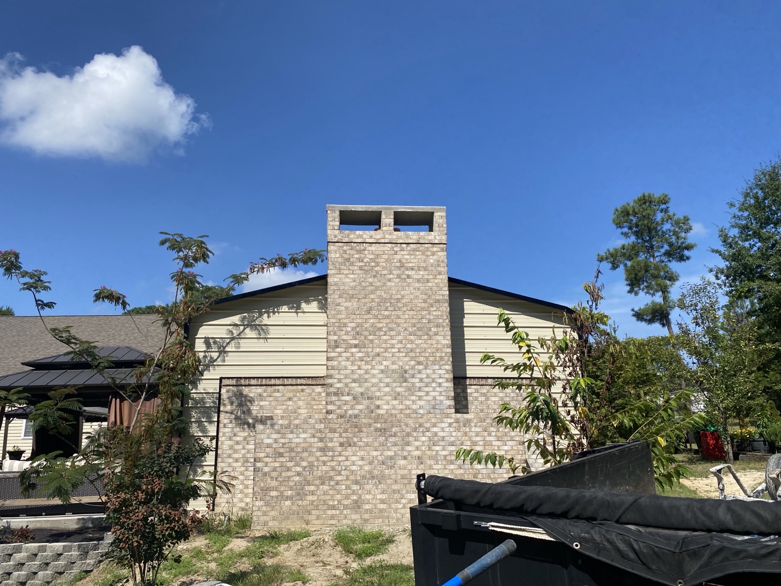 Brick chimney