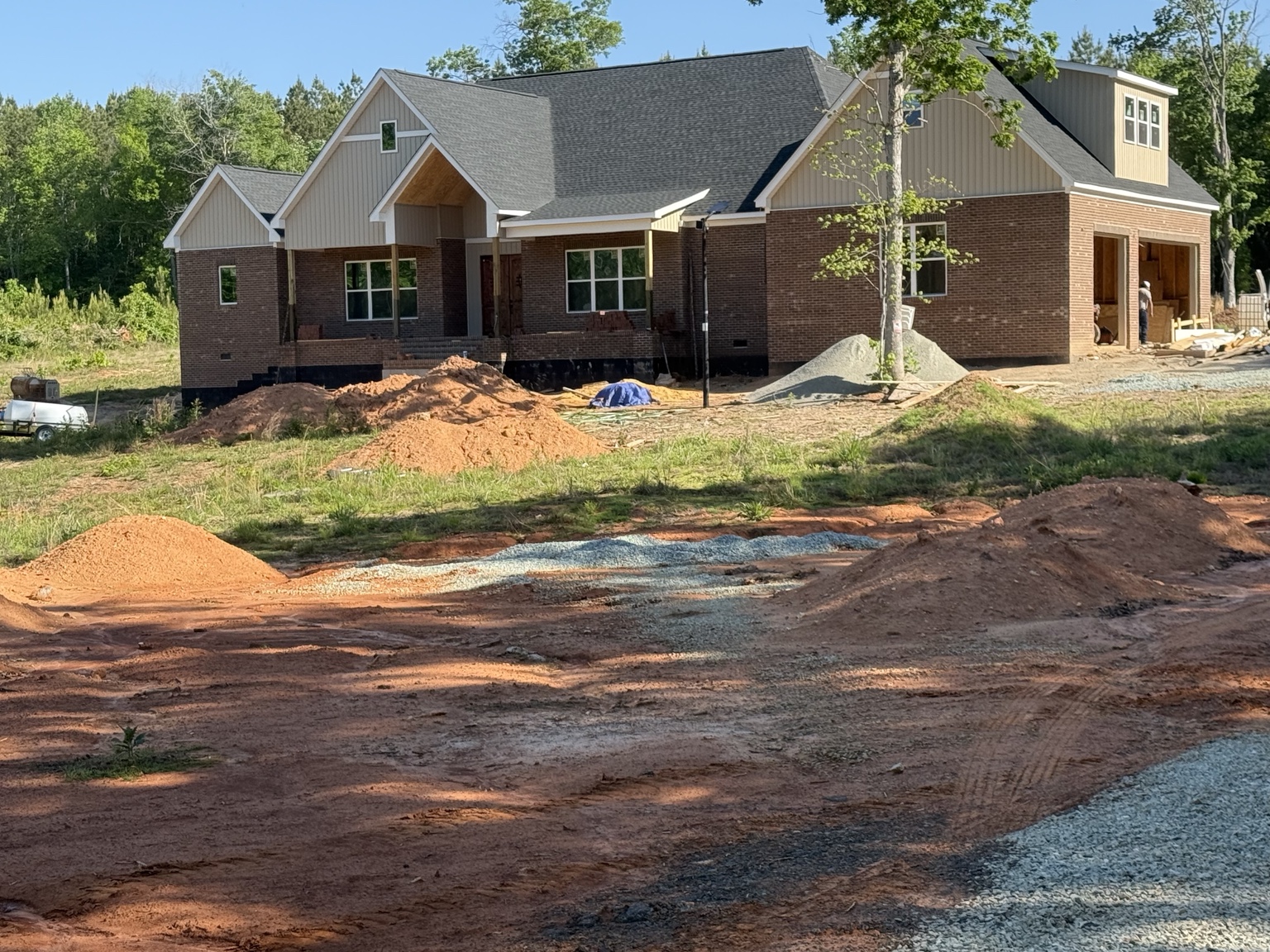 Whole-house brick veneer masonry project