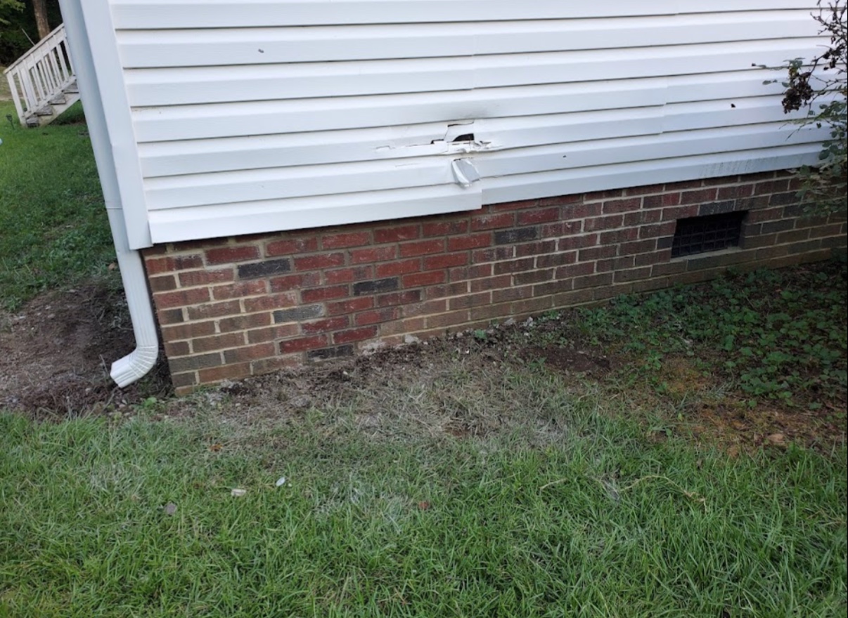 Brick after repair